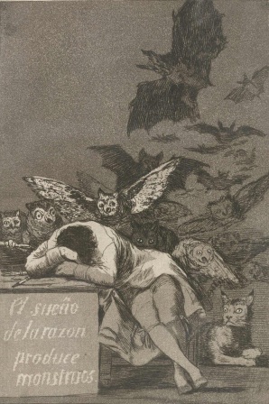 Goya: "O sono da razão produz monstros" 